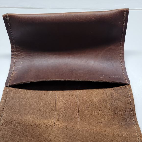 Rustico Saddle Leather Sidekick Organizer Bag Roll - Picture 7 of 8